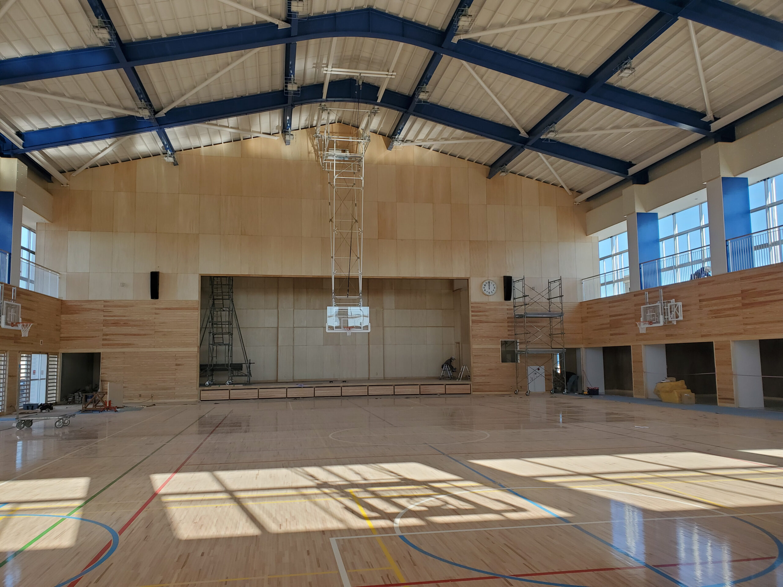 大洋地区統合小学校体育館